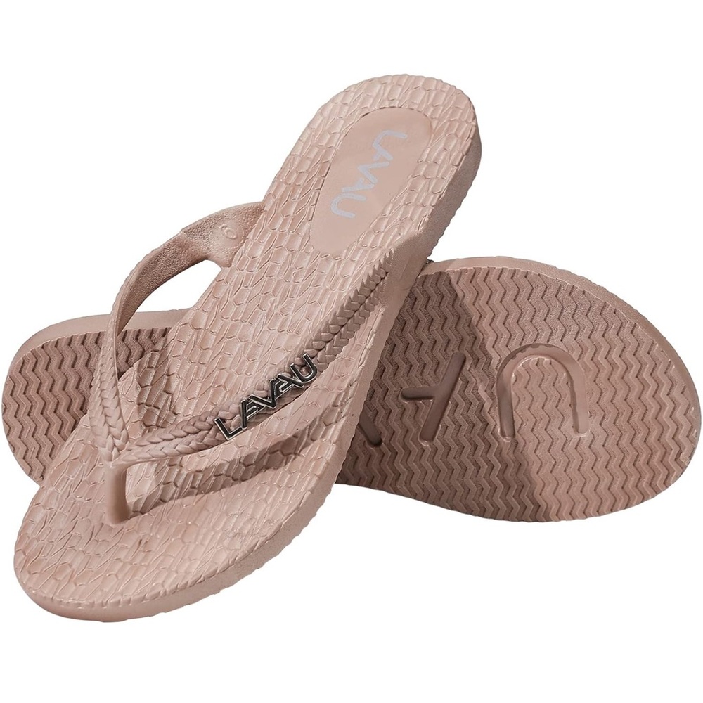 Tan Textured Foam Sole Sandals